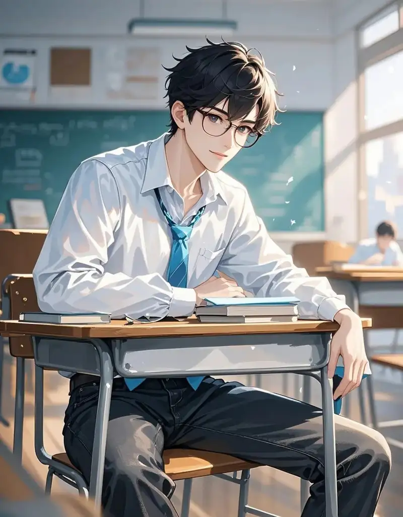 ảnh anime nam học sinh full HD