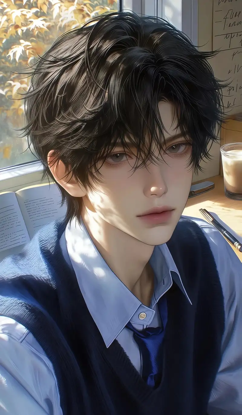 ảnh anime nam học sinh mặc đồng phục
