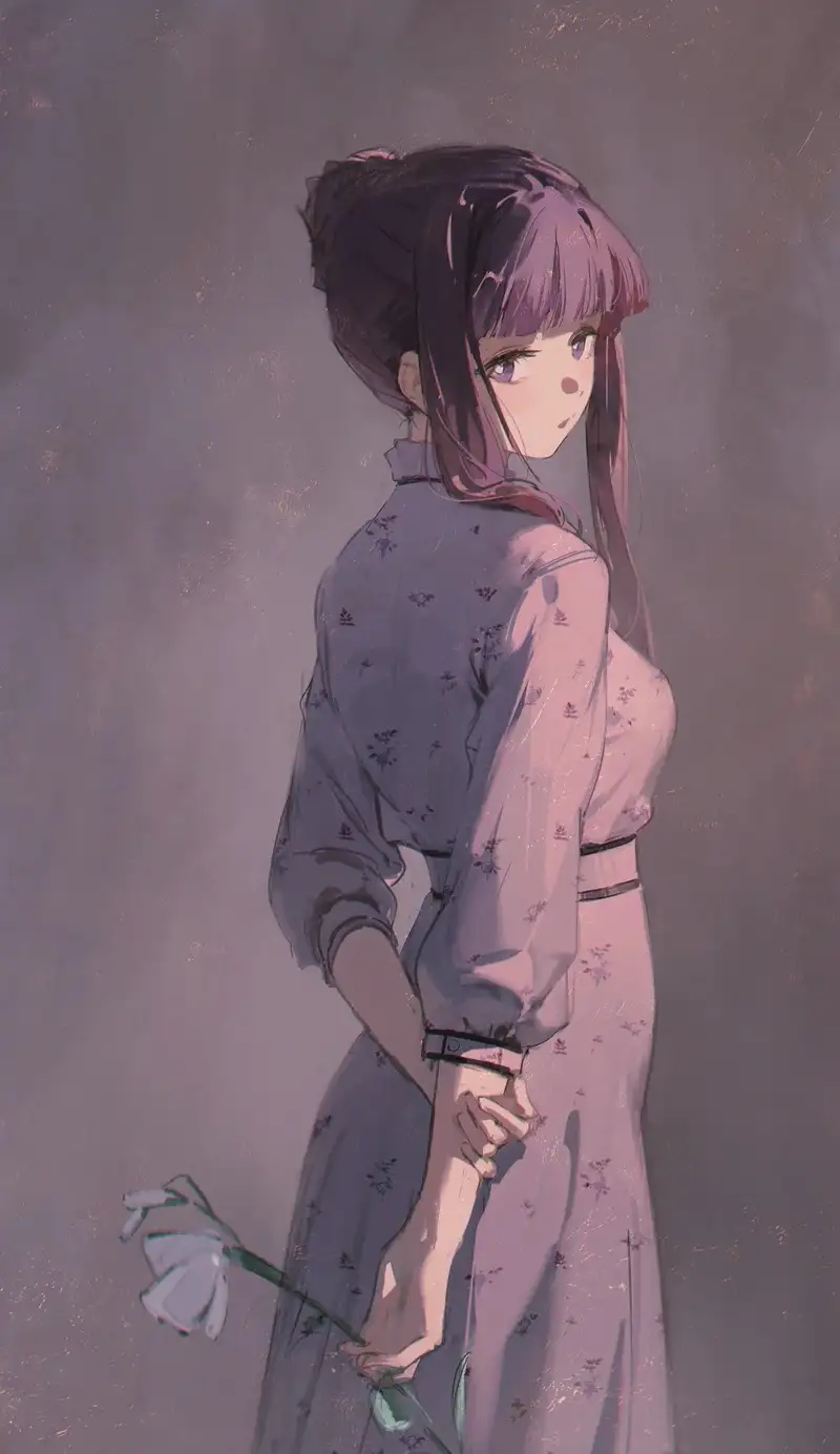 ảnh fern anime phong cách fantasy cực đẹp