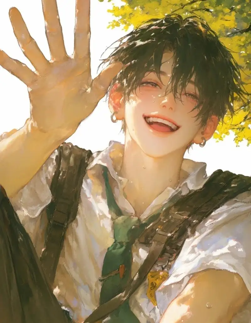 anime nam học sinh ảnh 4K
