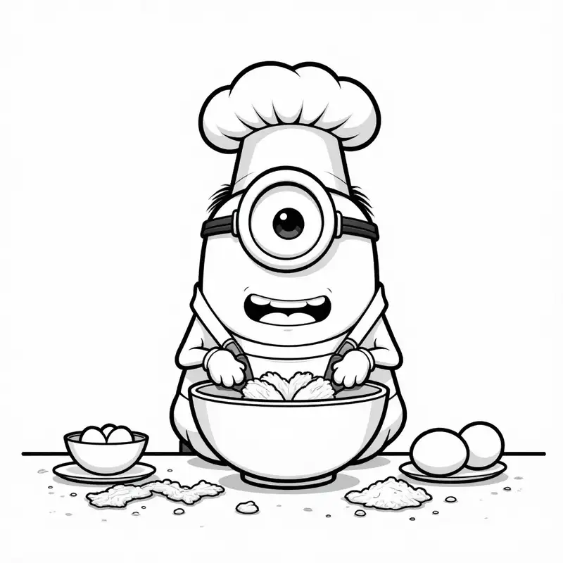 mẫu hình tô màu minion đẹp nhất
