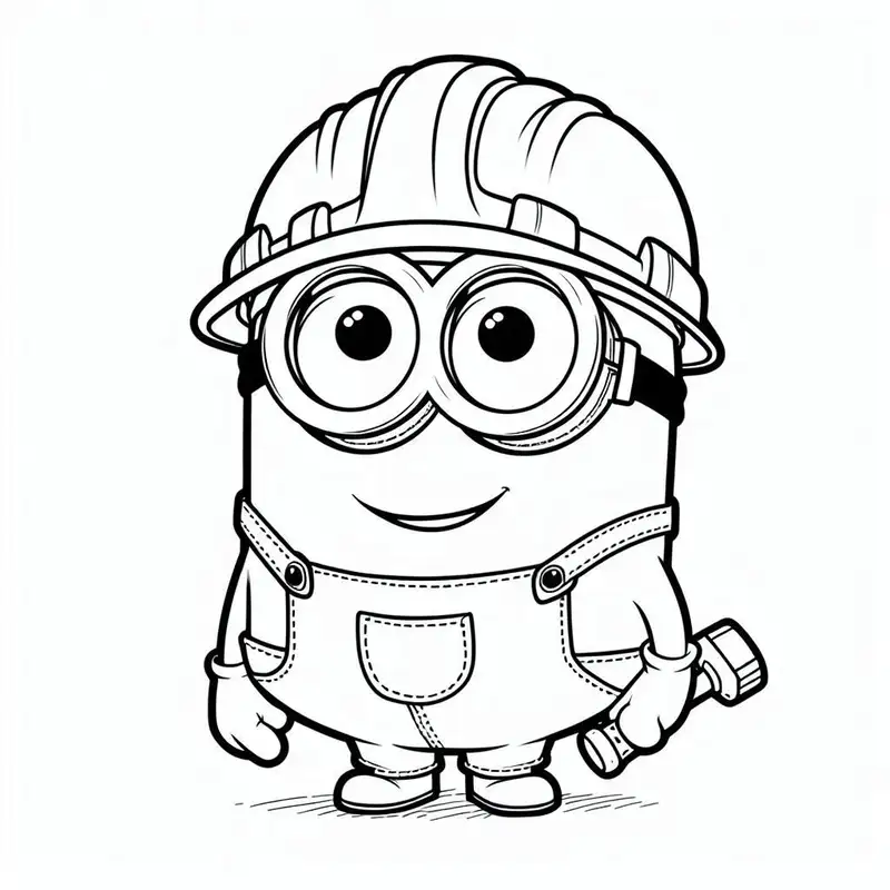 tô màu minions đáng yêu và dễ tô