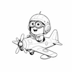 tô màu minions dễ thương và sinh động