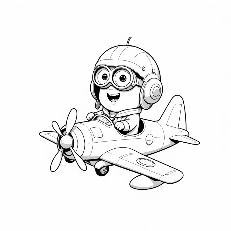 tô màu minions dễ thương và sinh động