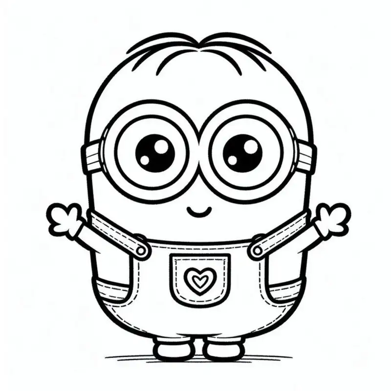 tranh tô màu minion với nhiều mẫu đẹp
